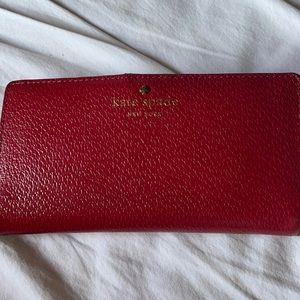 Kate Spade Red Bi-fold wallet